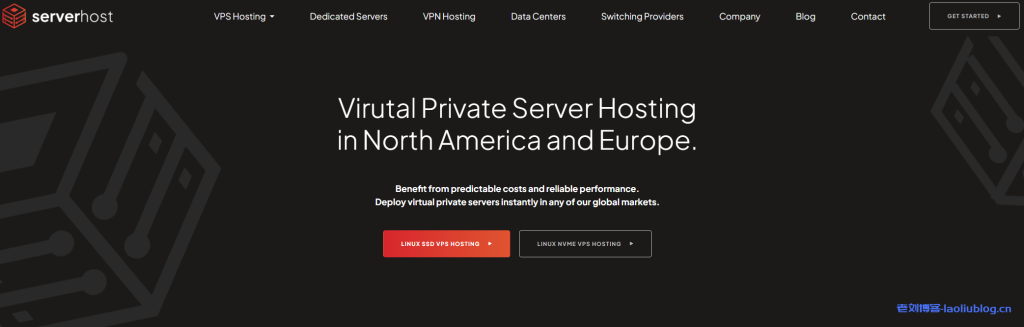 ServerHost美国VPS：$3.5/月-6GB/60GB/1Gbps不限流量/洛杉矶&达拉斯等7个机房