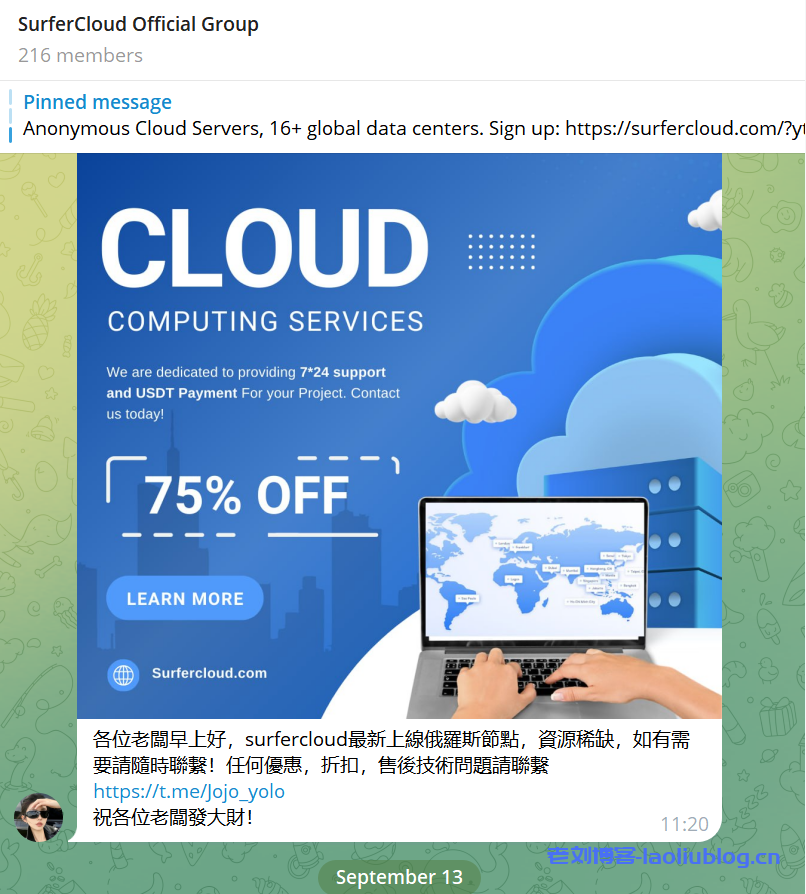 SurferCloud俄罗斯VPS云服务器上线,資源稀缺,有意直联他们客户经理