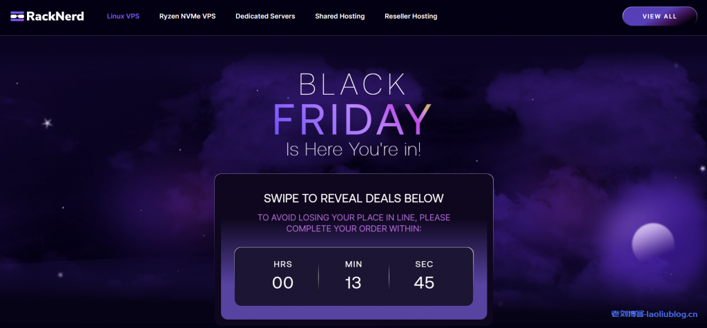 RackNerd Black Friday DEALS! USA VPS starts from $10.18/yr, Located in Los Angeles DC-02, San Jose, Seattle, Dallas, Chicago, New York, Atlanta, or Ashburn